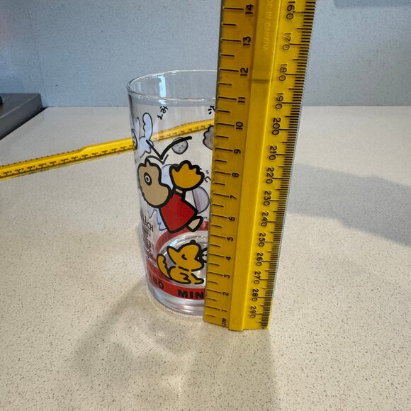 VINTAGE RARE 90s SANRIO minna no tabo DRINKING GLASS - Picture 12 of 12